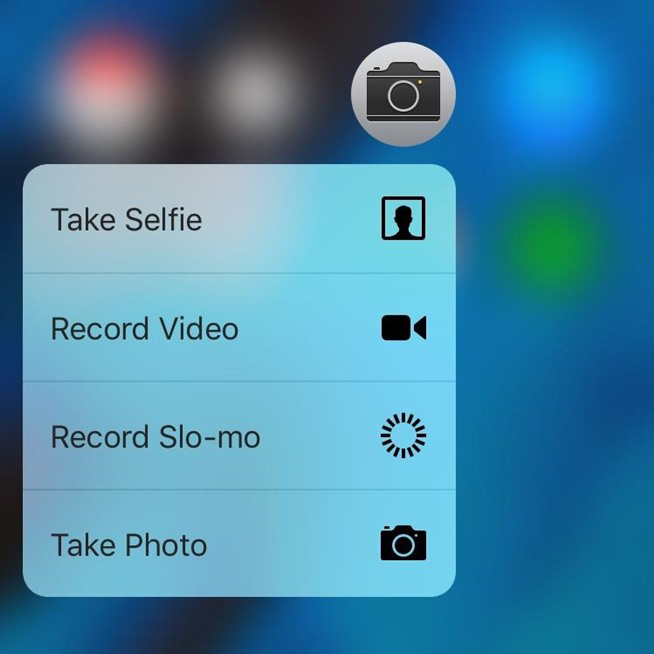 3D touch camera
